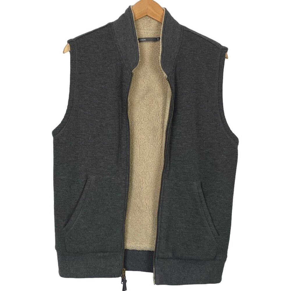 Vince Charcoal Gray Vest